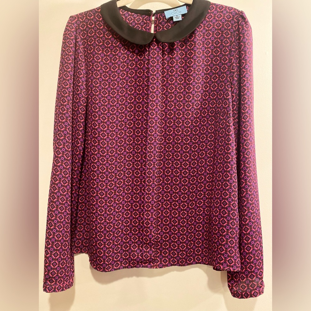 CECE Top with Peter Pan collar